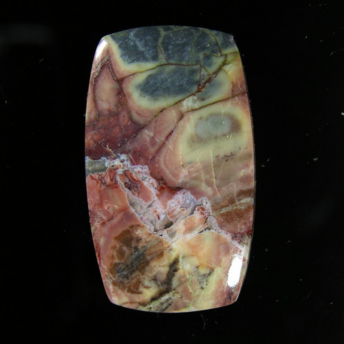 Přírodní jaspis, kabošon, 30,30 ct., 35,8x21,3 mm