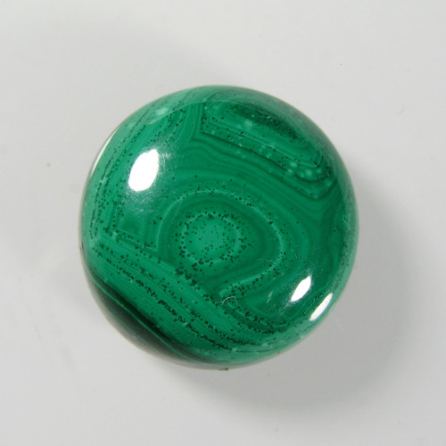 Přírodní Malachit, kabošon, 35,67 ct., 20x20x7 mm