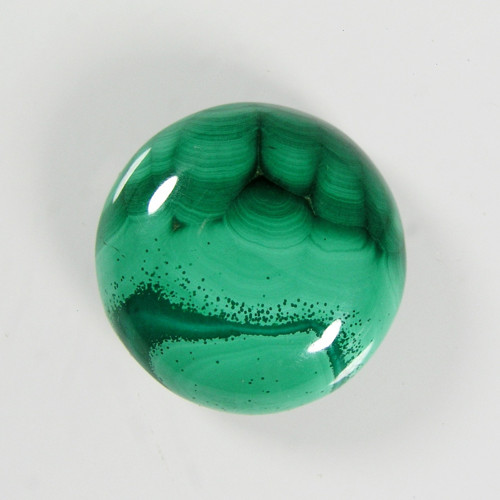 Přírodní Malachit, kabošon, 27,31 ct., 20x20x7 mm