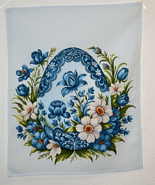 Vaflová utěrka-kraslice
