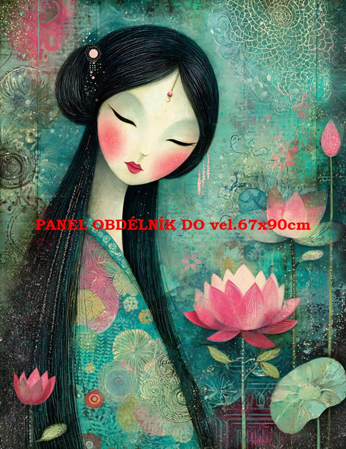 Bavlněný panel 7x10 cm — foto 1