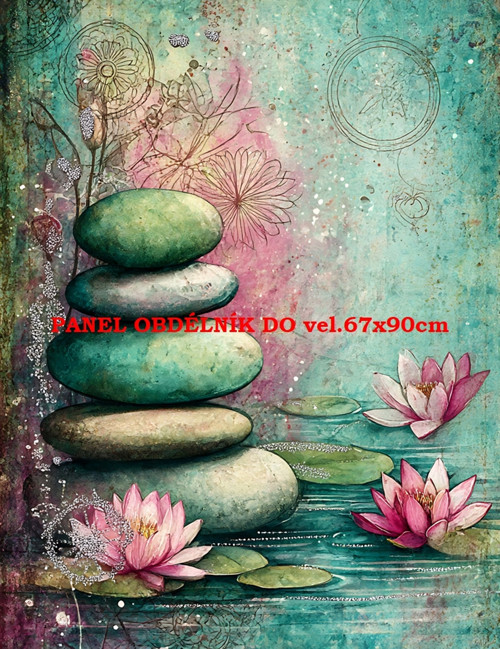 Bavlněný panel 7x10 cm — foto 1