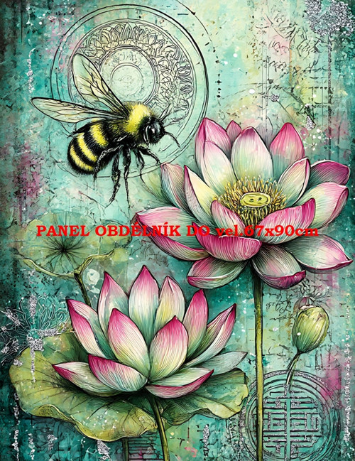 Bavlněný panel 7x10 cm — foto 1