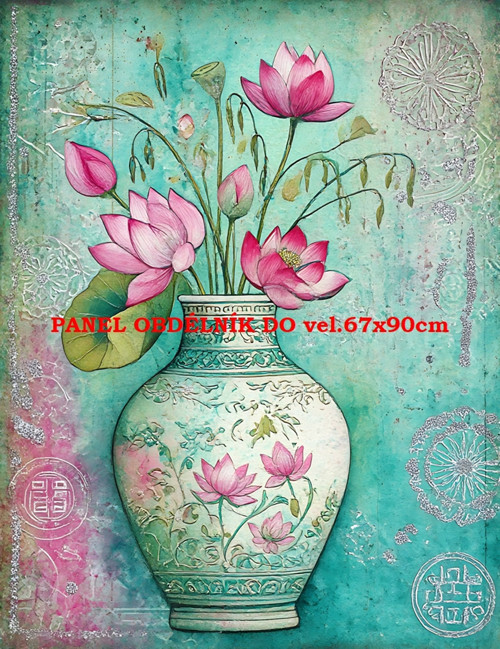 Bavlněný panel 7x10 cm — foto 1