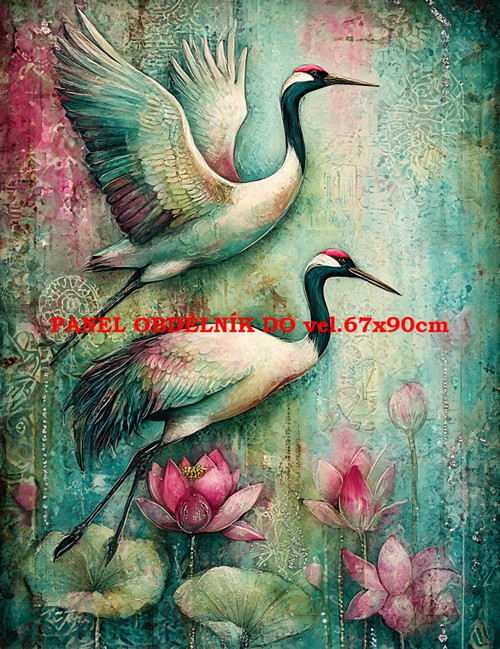 Bavlněný panel 7x10 cm