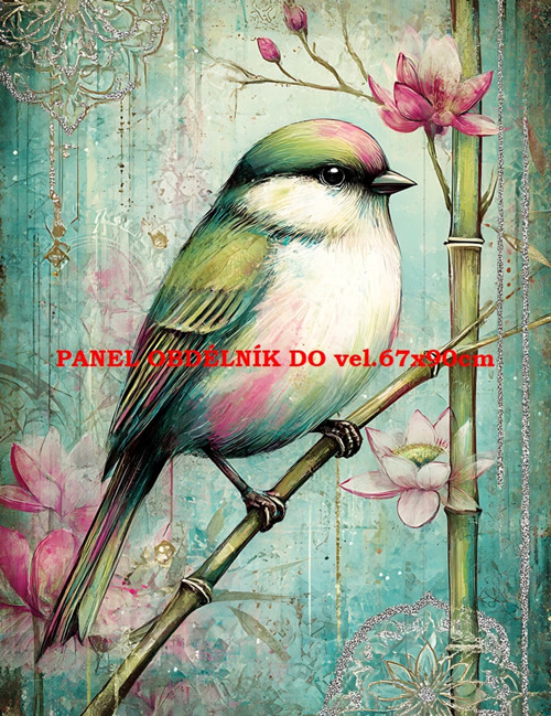 Bavlněný panel 7x10 cm