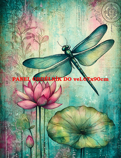Bavlněný panel 7x10 cm — foto 1
