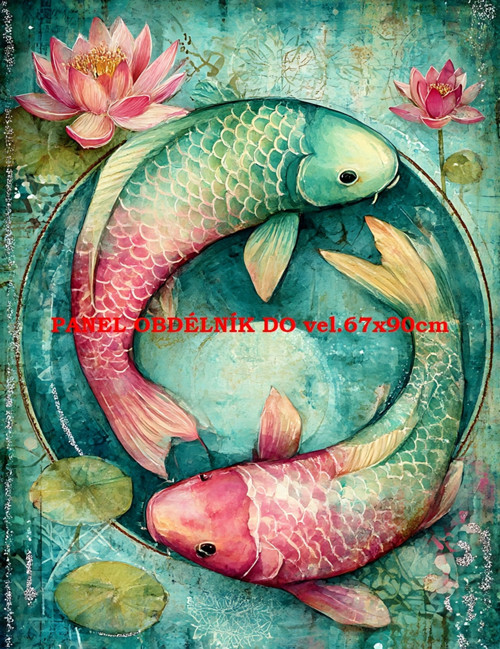 Bavlněný panel 7x10 cm
