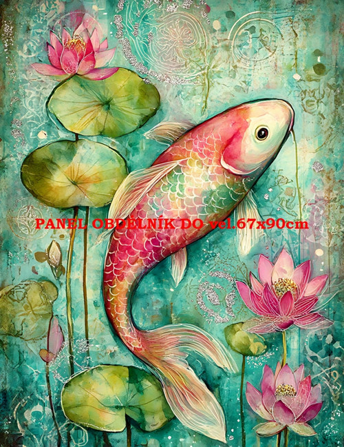 Bavlněný panel 7x10 cm