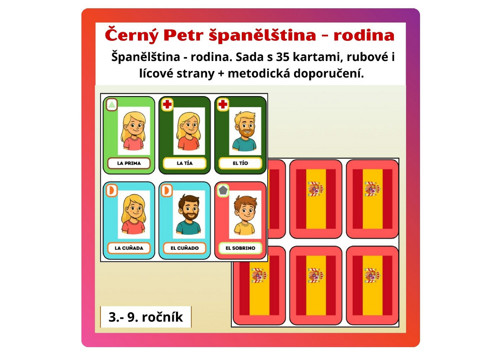 Španělština: Černý Petr - rodina