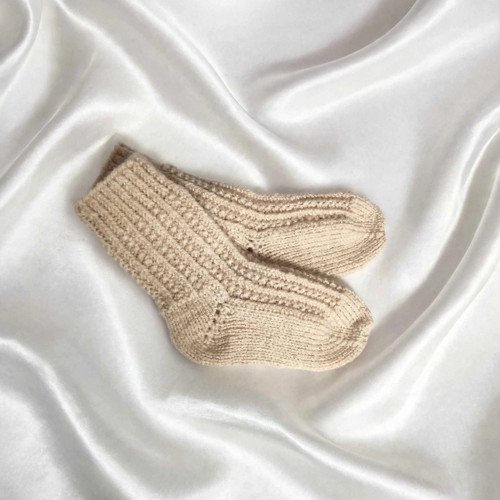 Pletené ponožky - 12 cm