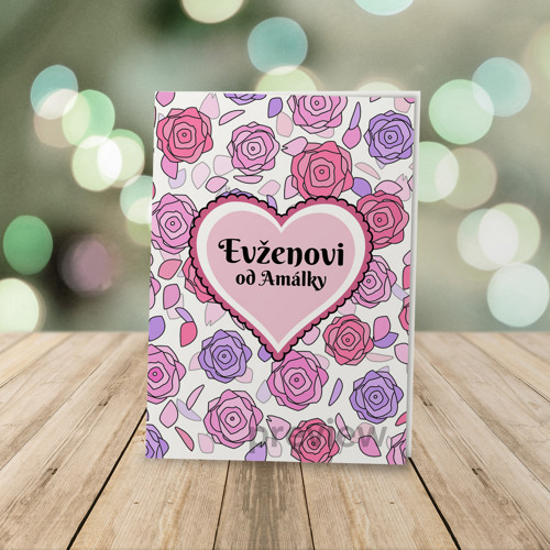 Nejen valentýnka Floral petals - růže