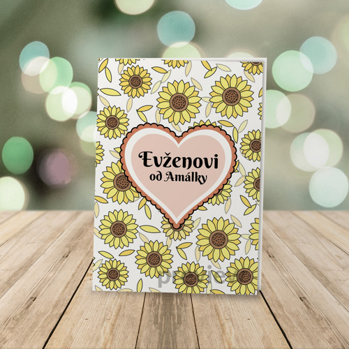 Nejen valentýnka Floral petals - slunečnice