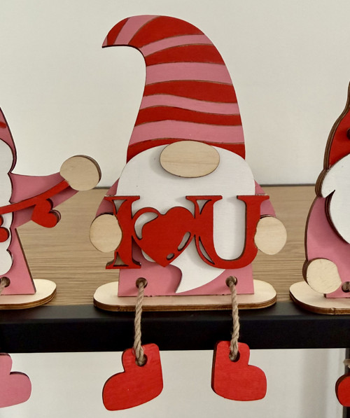 Valentýnský trpaslík "I love you"