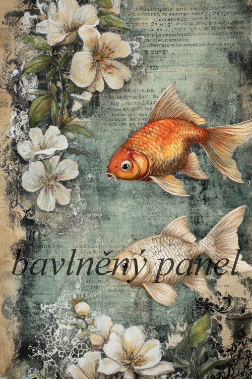 Bavlněný panel VIN 387