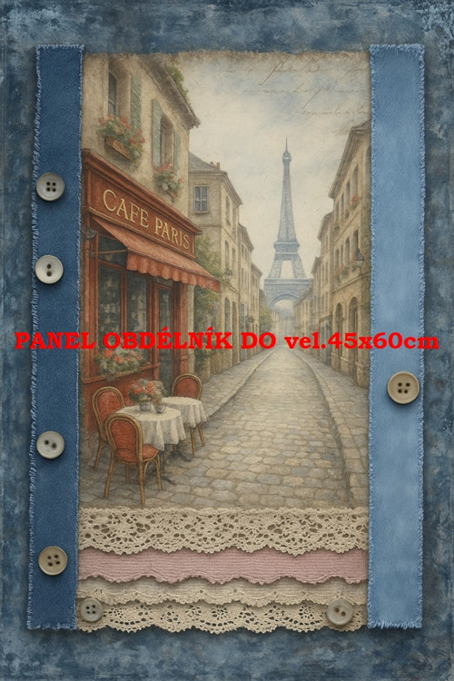 Bavlněný panel 18x25 cm skladem — foto 1