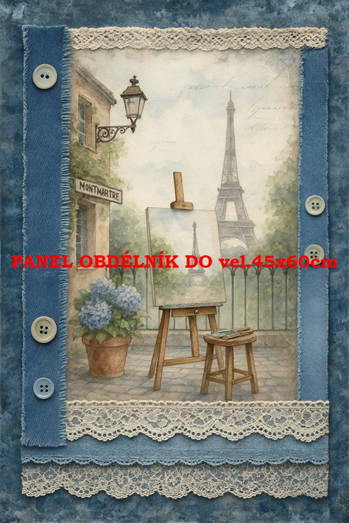 Bavlněný panel 18x25 cm skladem