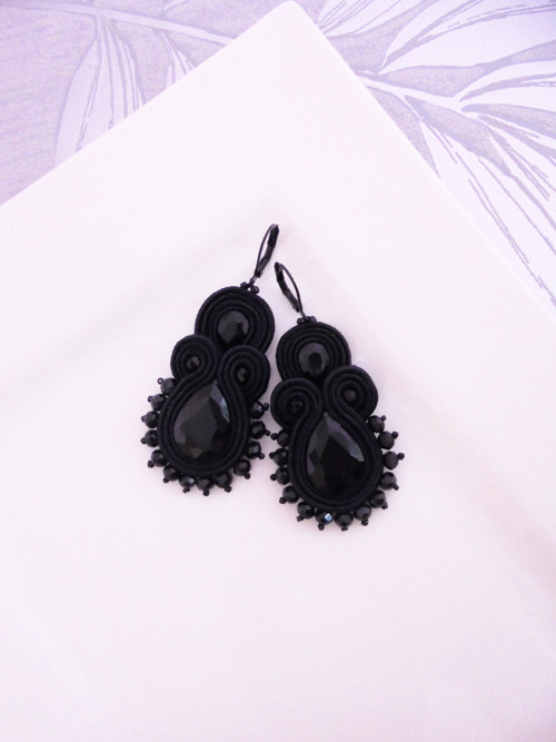 Soutache náušnice — foto 1