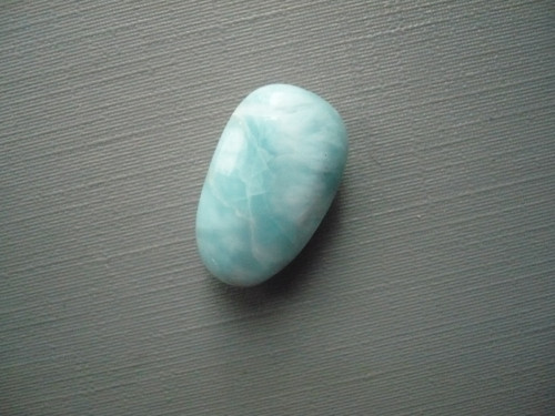 Tromlovaný kámen - larimar 21 mm, č.31f