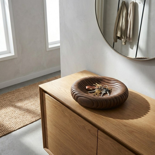 Moderní designová miska - Tmavě hnědá