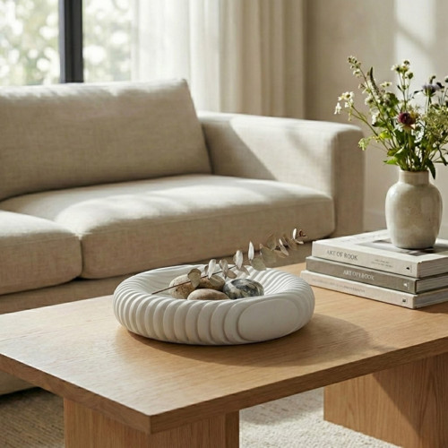 Moderní designová miska - Bílá