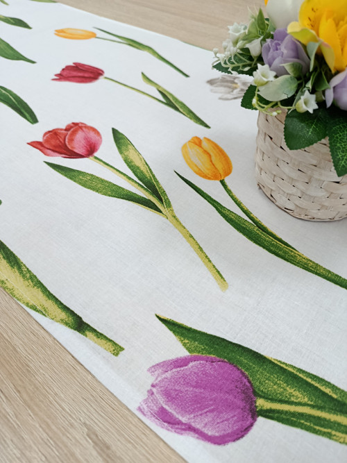 Štóla ( Tulipány 38 x 131 cm )