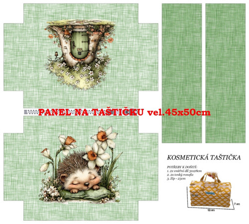 Panel na taštičku bavlna