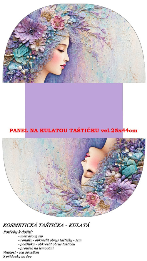 Panel na taštičku bavlna