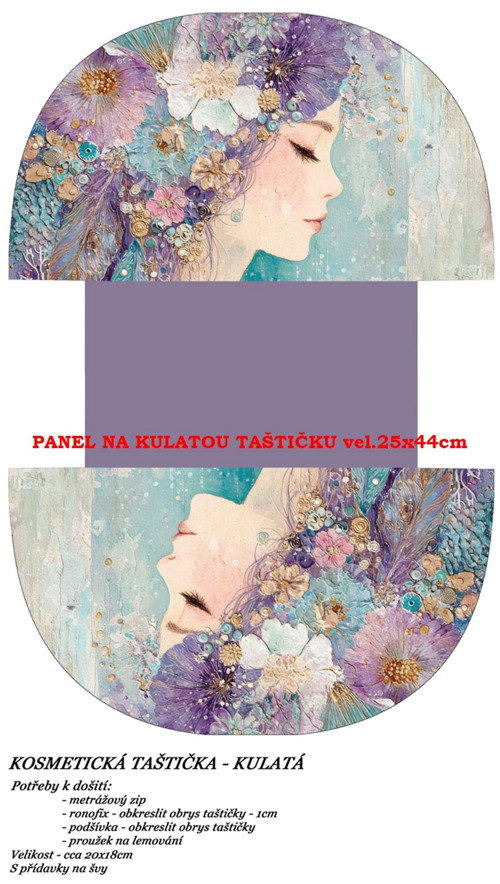 Panel na taštičku bavlna