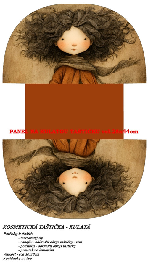 Panel na taštičku bavlna