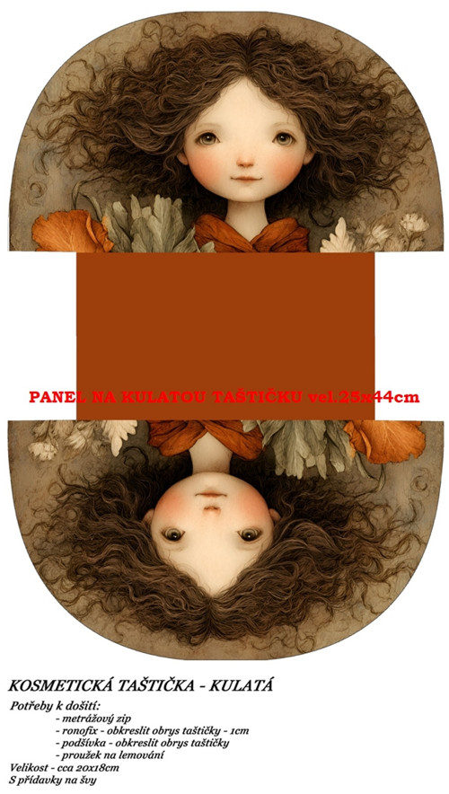 Panel na taštičku bavlna