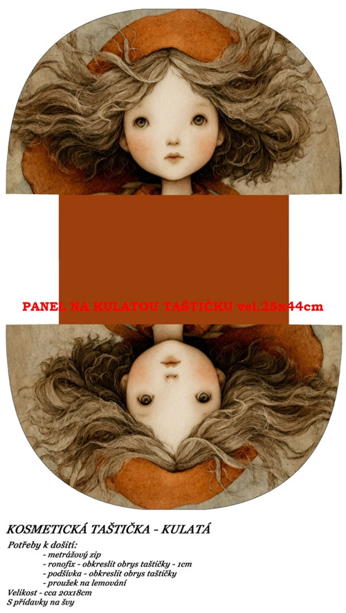 Panel na taštičku bavlna