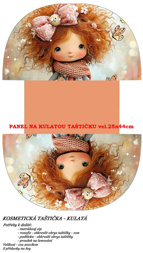 Panel na taštičku bavlna