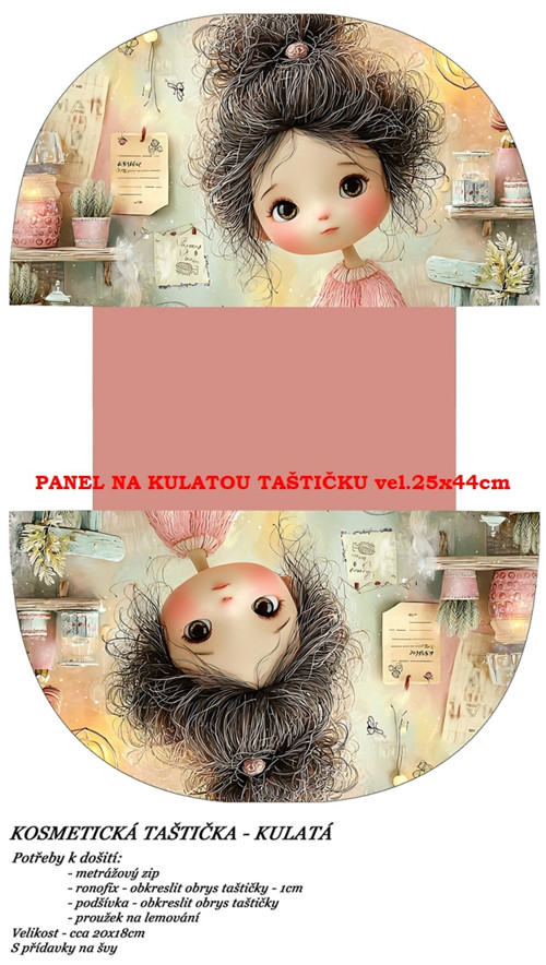 Panel na taštičku bavlna