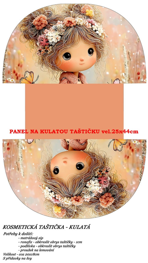 Panel na taštičku bavlna