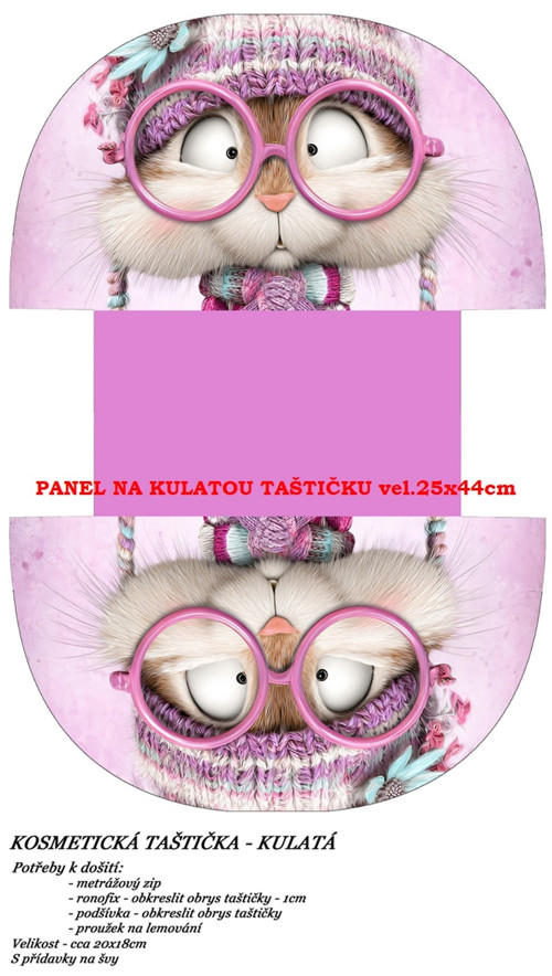 Panel na taštičku bavlna