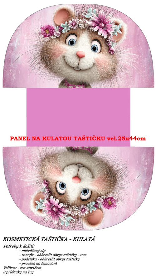 Panel na taštičku bavlna