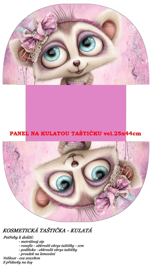 Panel na taštičku bavlna