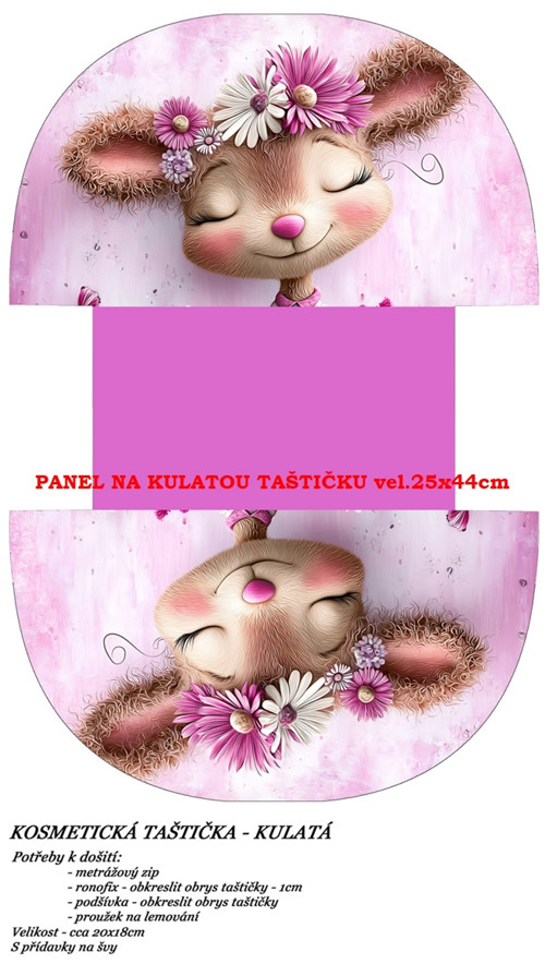 Panel na taštičku bavlna — foto 1