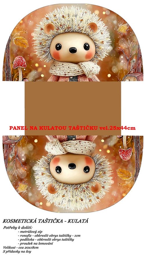 Panel na taštičku bavlna