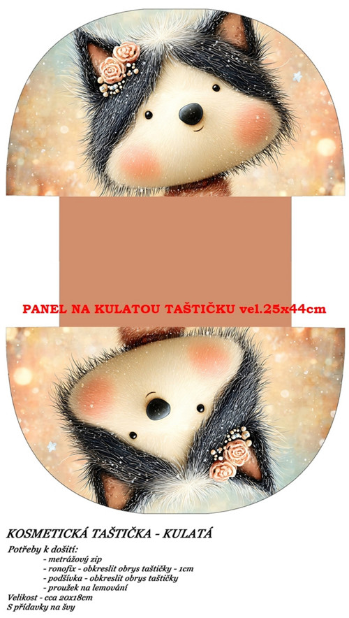 Panel na taštičku bavlna