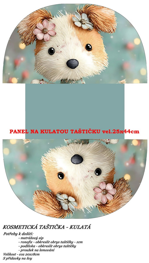 Panel na taštičku bavlna