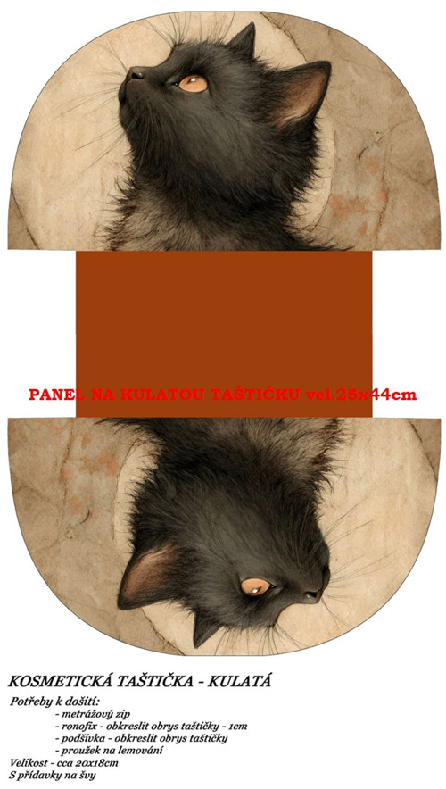 Panel na taštičku bavlna