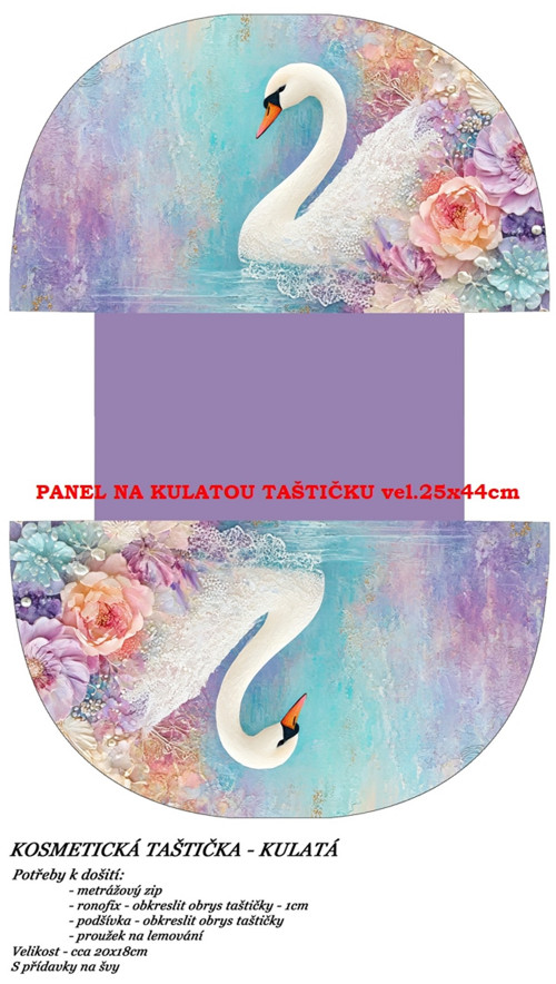 Panel na taštičku bavlna — foto 1