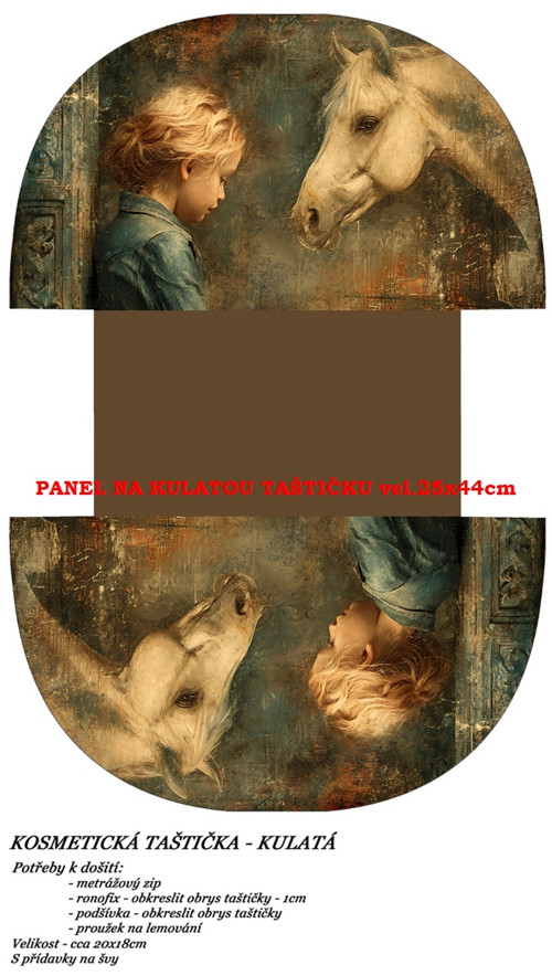 Panel na taštičku bavlna