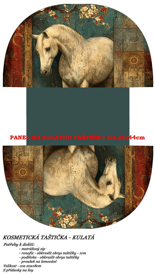 Panel na taštičku bavlna — foto 1