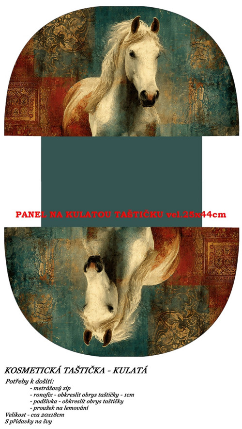Panel na taštičku bavlna — foto 1