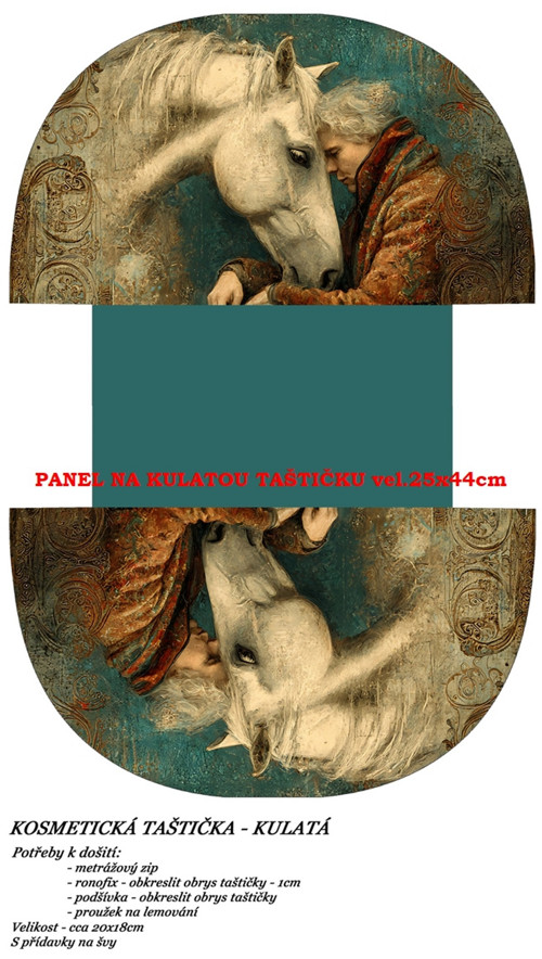 Panel na taštičku bavlna — foto 1