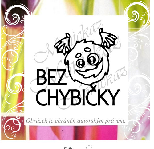 Bez chybičky příšera 2366. Razítko.
