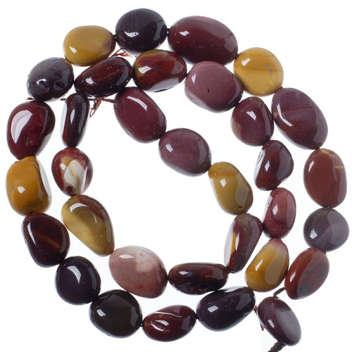 Jaspis mookait, 10-11 mm (32 ks)